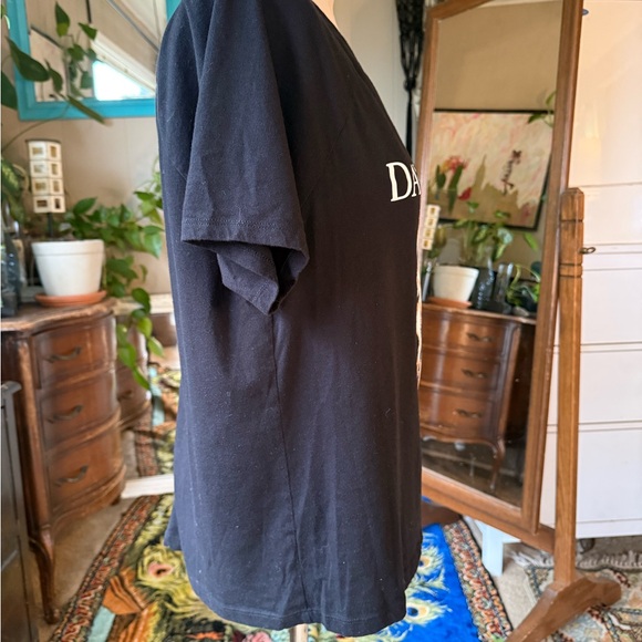 The Vinyl Icons David Bowie Ziggy Stardust One Shoulder Tee, Plus Size 1X - Picture 7 of 8